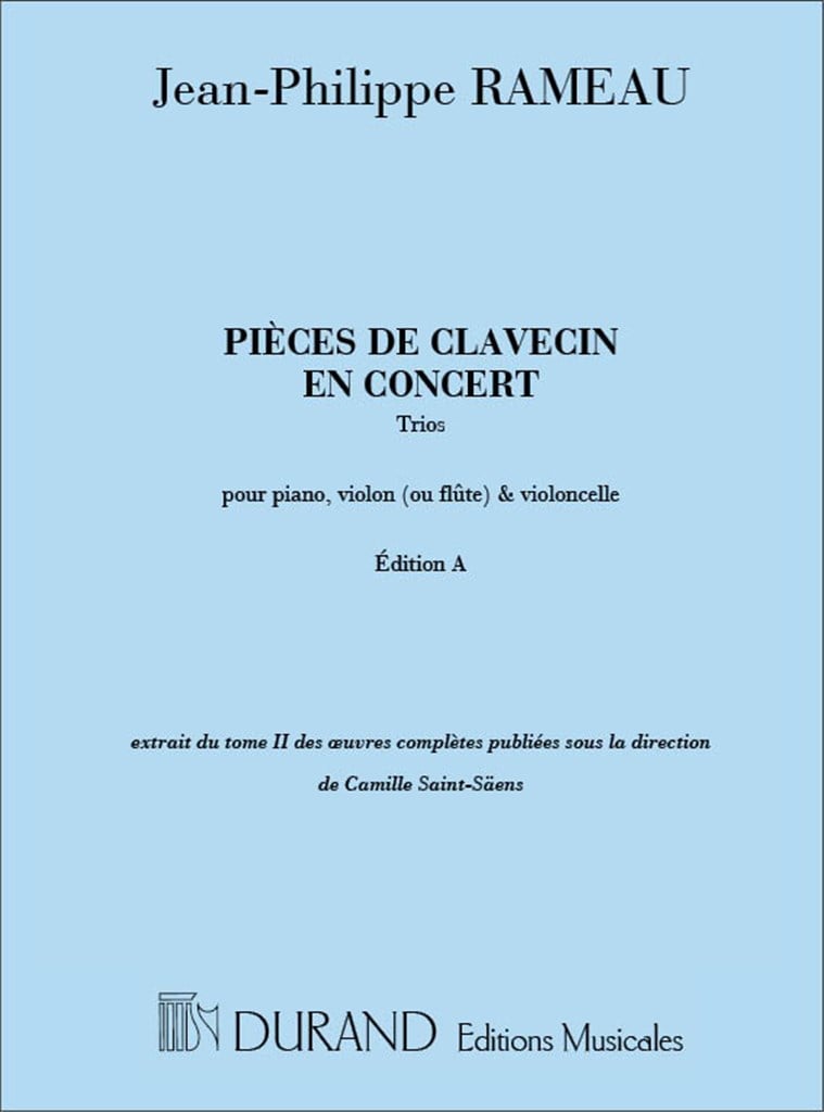 Pièces De Clavecin En Concert, Trios